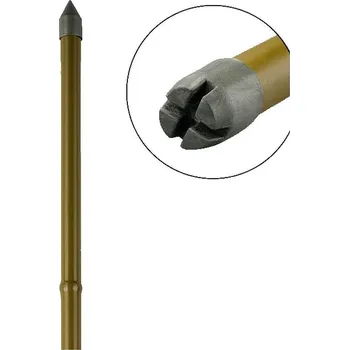 Opora na rostlinu Strend Pro Garden Tyč Garden TY 16/1800 mm, oceľ/plast, hnedá, oporná k rastlinám a paradajkám