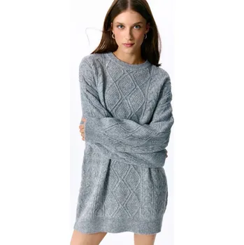 Dámské šaty Žerzejové šaty - XL - House - světle šedá - 034HG-09M