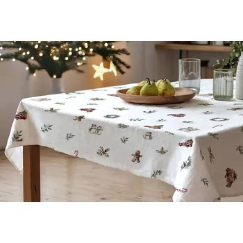 ubrus DARRÉ Bavlněný ubrus Vánoční jízda Velikost: 85 x 85