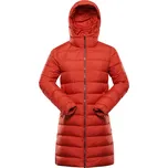 Dámský zimní ultralehký kabát hi-therm ALPINE PRO DEFRA oranžová / červená L BIG