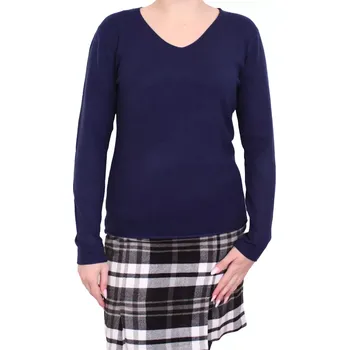 Dámský svetr Dámský svetřík s véčkovým výstřihem Marinello 16231 navy velikost S