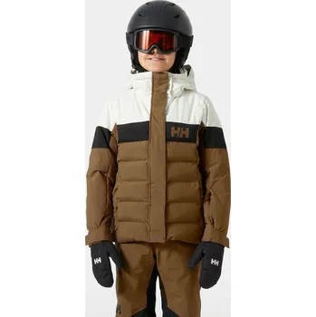 Dětská lyžařská bunda Helly Hansen JR Girl Diamond - sepia velikost 152