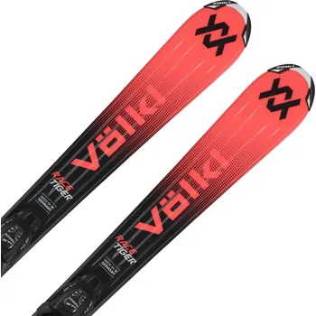 Sjezdové lyže Völkl Racetiger Jr Red + 7.0 vMotion Jr