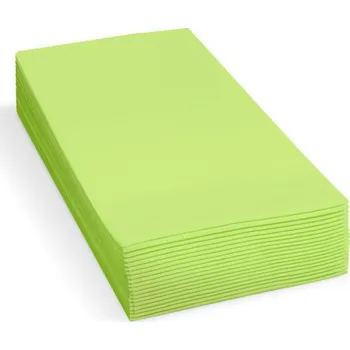 Papírový ubrousek Ubrousky 2-vrstvé, žlutozelené, 1/8 skládání HF (PAP - FSCmix) 33 x 33 cm [250 ks]