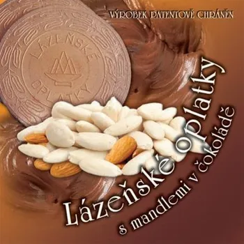 Lázeňské oplatky s mandlemi v čokoládě 175g