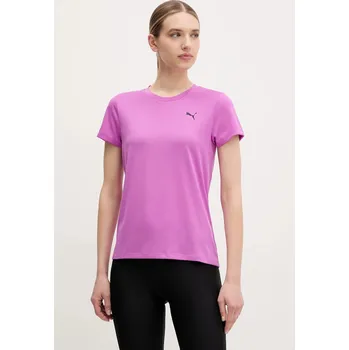 Tréninkové tričko Puma Essential Crew fialová barva, 527177 44X, vel. M