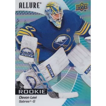 Sběratelská karetní hra insert RC karta DEVON LEVI 23-24 Allure Rookie číslo 144