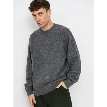 Pánský svetr Carhartt WIP Curtis (tangled graphite) XL, šedá