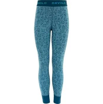 Dámské termoprádlo Dětské merino termo kalhoty Devold Duo Active Merino Longs Kid GO 243 106 A 313A Moon 25/26