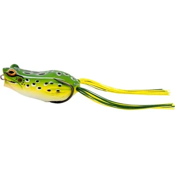 Rybářský háček Nástraha Savage Gear Hop Popper Frog 5,5cm 15gr Green Leopard