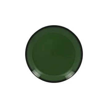 Talíř RAK Lea talíř mělký coupe pr. 27 cm, tmavě zelený | RAK-LENNPR27DG