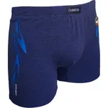 FANNIFEN Pánské bavlněné boxerky Sport G5183 Barva: Modrá, Velikost: M