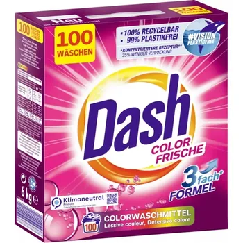 Prací prášek Dash prášek na praní barevného prádla 100 dávek, 6 Kg