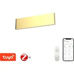 Immax NEO LISTON Smart nástěnné svítidlo 29cm 8W zlaté Zigbee 3.0
