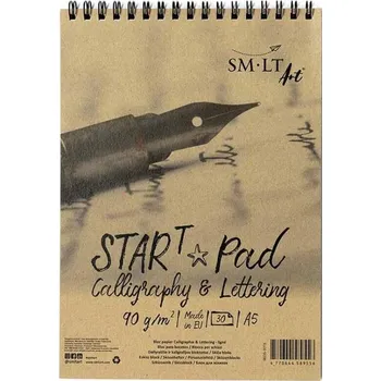Blok SMLT Blok spirálový START Kaligrafie a krasopsaní A5, 90 g/m2, 30 listů