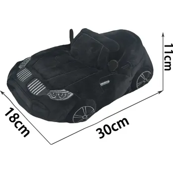 Pánské pantofle OEM Plyšové papuče ve tvaru auta BARVA / MODEL: AUTO - ČERNÉ