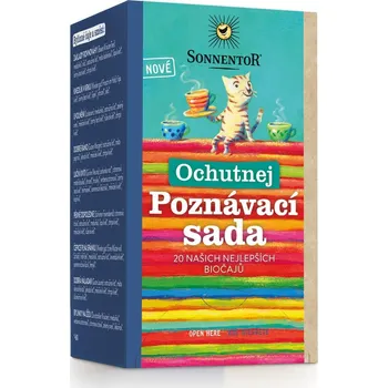 Horký nápoj Sonnentor Ochutnej poznávací sada čajů - nálevové sáčky (20 ks)