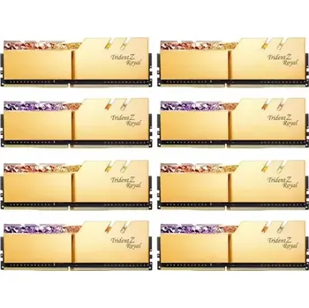 Operační paměť G.SKill Trident Z Royal Gold 64GB (8x8GB) 3600MHz (F4-3600C14Q2-64GTRGB)