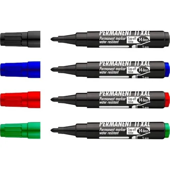 Popisovač 11 XXL, permanentní, 1-4mm, závěs, sada 4ks A65748