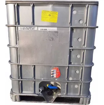 IBC kontejner IBC KONTEJNER 1000L SCH EX UN ANTISTATICKÝ REPASOVANÝ/VYMYTÝ KOVOVÁ PALETA 150/50 HRUBÝ ZÁVIT