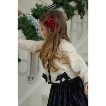 Dívčí oblečení Dětský vlněný kardigan Konges Sløjd ALETTE CARDIGAN KS104379.PreSpring béžová 01X, vel. 98