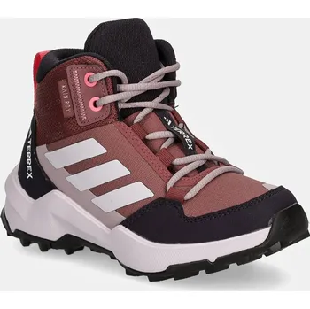 Dětská treková obuv Dětské boty adidas TERREX TERREX AX4R R.RDY MID fialová barva, IF6519 45X, EUR 28