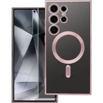 Pouzdro na mobilní telefon Pouzdro ELECTRO MAG COVER kompatibilní s MagSafe pro SAMSUNG A17 rose gold
