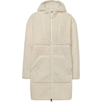 Dámský kabát 714026 - Tchibo - Kabát z plyšového fleecu - pro ženy - vel. L 44/46 - barva: bílá
