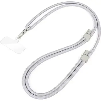 Pouzdro na mobilní telefon DUX DUCIS Plaz - popruh na telefon přes tělo - šedý