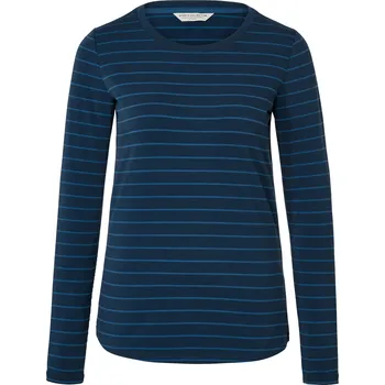 Pánské tričko 692796 - Tchibo - Sportovní triko s dlouhým rukávem - pro ženy - vel. M 40/42 - barva: modrá/s proužky