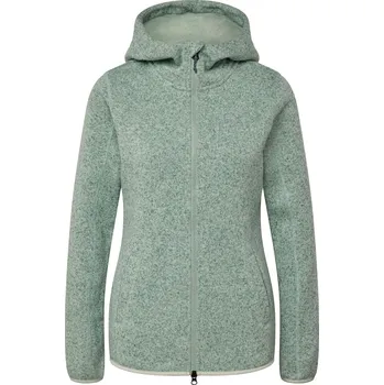 Dámská cargo bunda 714001 - Tchibo - Bunda z pleteného fleecu s kapucí - pro ženy - vel. XXL 52/54 - barva: zelená