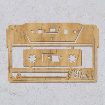 Obraz Retro dekorace na zeď - Kazeta, Dub zlatý | DUBLEZ