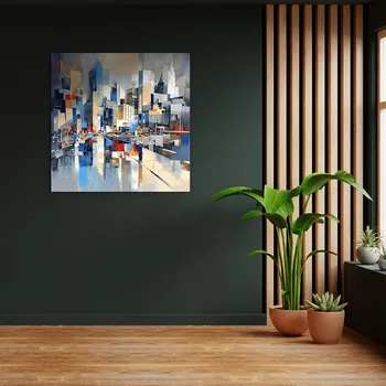 Obraz Abstraktní obraz - Urban City | DUBLEZ