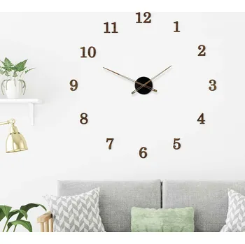 Obraz 3D nalepovací hodiny na zeď - Oraculum, Wenge | DUBLEZ