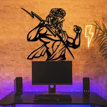 Obraz Vyřezávaný obraz ze dřeva - Zeus, Černá | DUBLEZ