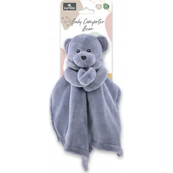plyšák Plyšový Mazlíček Přítulníček komfort pro miminka uklidňovač Medvídek tuliś Lorelli šedá