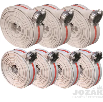 Sada hadic 20m Technolen C52 a B75 FIRESPORT se spojkami AL Spojka kovaná - lehké spojení, lepení