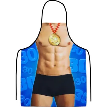 Kuchyňská zástěra Kuchyňská Zástěra Dárek k 30. Narozeninám Medaile