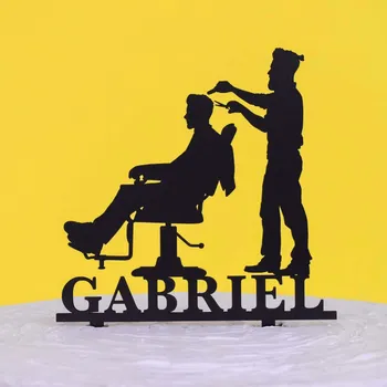 Obraz Dřevěné postavičky na dort - Barber | DUBLEZ