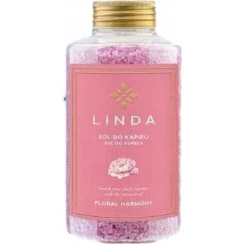 Koupelová sůl Voňavá sůl Do Koupele LINDA Floral Harmony 800 g Květinová Harmonie