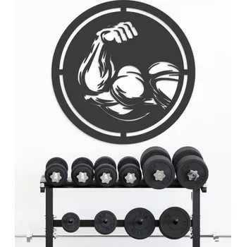 Obraz Fitness obraz na zeď - Biceps kulturisty | DUBLEZ