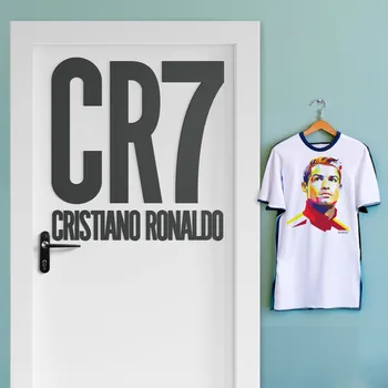 Obraz Dřevěný obraz loga - CR7 Cristiano Ronaldo | DUBLEZ