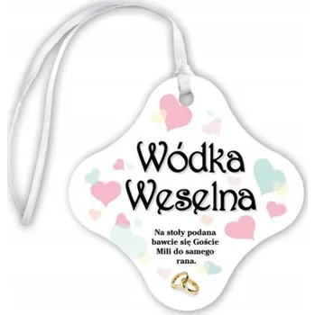 Obraz Krásné visačky na svatební vodku -- 20 ks - zaw22