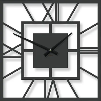 Hodiny Nástěnné hodiny do obýváku - Chronos, Antracitově-šedá | DUBLEZ