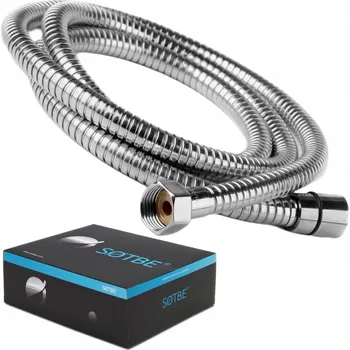 Sprchová hadice Hadice do sprchy pro vanu, stříbrná, chromovaná, 150 cm Sotbe