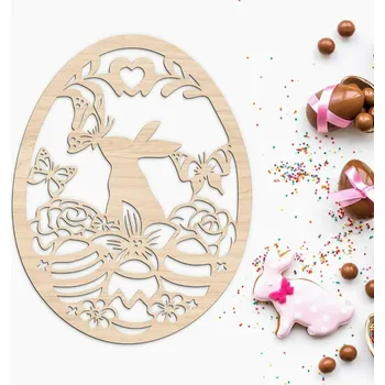 Velikonoční dekorace Velikonoční ozdoba na okno - Zajíček | DUBLEZ