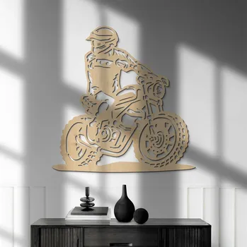 Obraz Dřevěný obraz na stěnu - Motorka, Javor | DUBLEZ