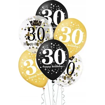 Balónek Balónek vícebarevný klasický 6 ks