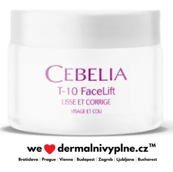 CEBELIA T-10 FaceLift 50ml – Kombinuje patentované peptidy a výživné složky za účelem redukce vrásek a podpory odolnosti a vitality pokožky