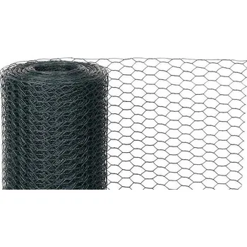 Strend Pro Garden Pletivo GARDEN HEX PVC 1000/25/1,0 mm zelené, RAL 6005, šesťhranné, chovateľské, bal. 25 m